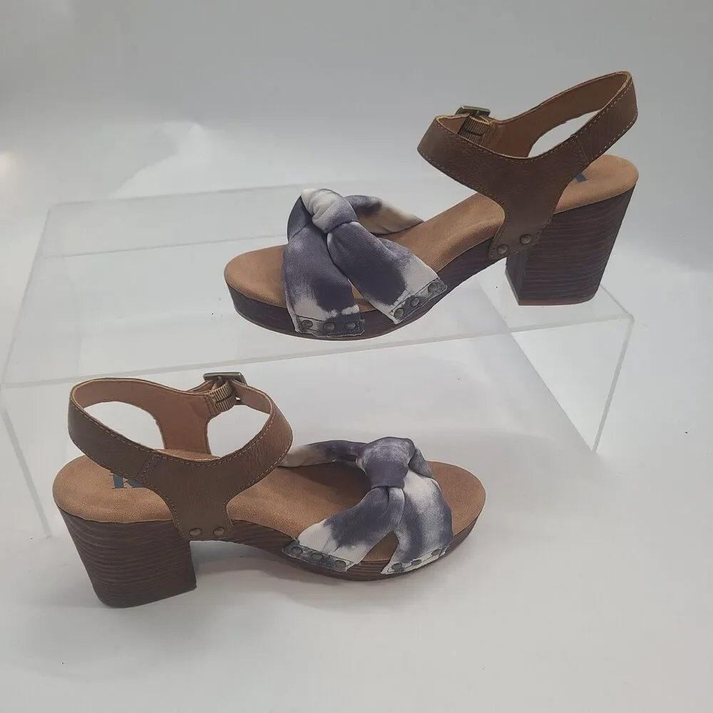 Korks Natalia Knot Tie dye Sandals US Size 10M